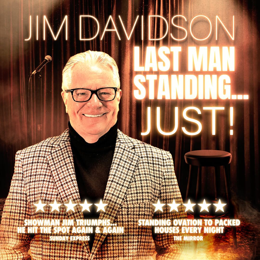 Jim Davidson in the official Britannia Pier event artwork.